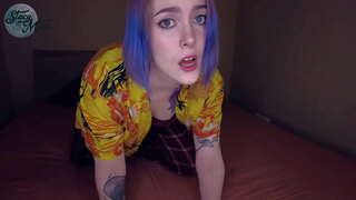 ستايسي القمر يصفع لها كبيرة الحمار الأبيض حتى لا أستطيع اتخاذ أي أكثر