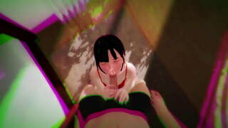 אסיאתית החברה מלקק זין ולקחת לו מציצה טובה