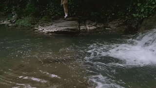 Fucking zinokuphathwa amazon kwaye juicy cum kwi-ass