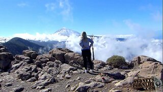 ���ामौत्तेजित होणे, सोनेरी कुत्री येथे ज्वालामुखी Teide टेन्र्फ!