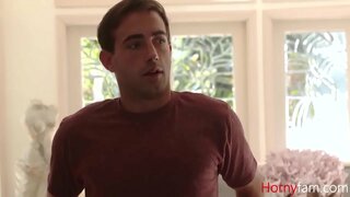 МИЛФА Кормит Өз Киской Жыйынды Племянника