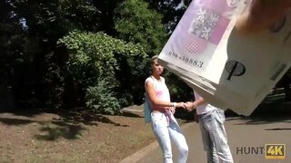 HUNT4K. ぴかきっと滑りやお尻の手のハンター